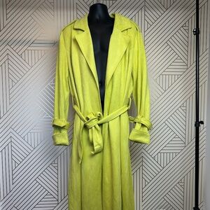 Trench Coat - Chartreuse - 3XL - Fashion Nova